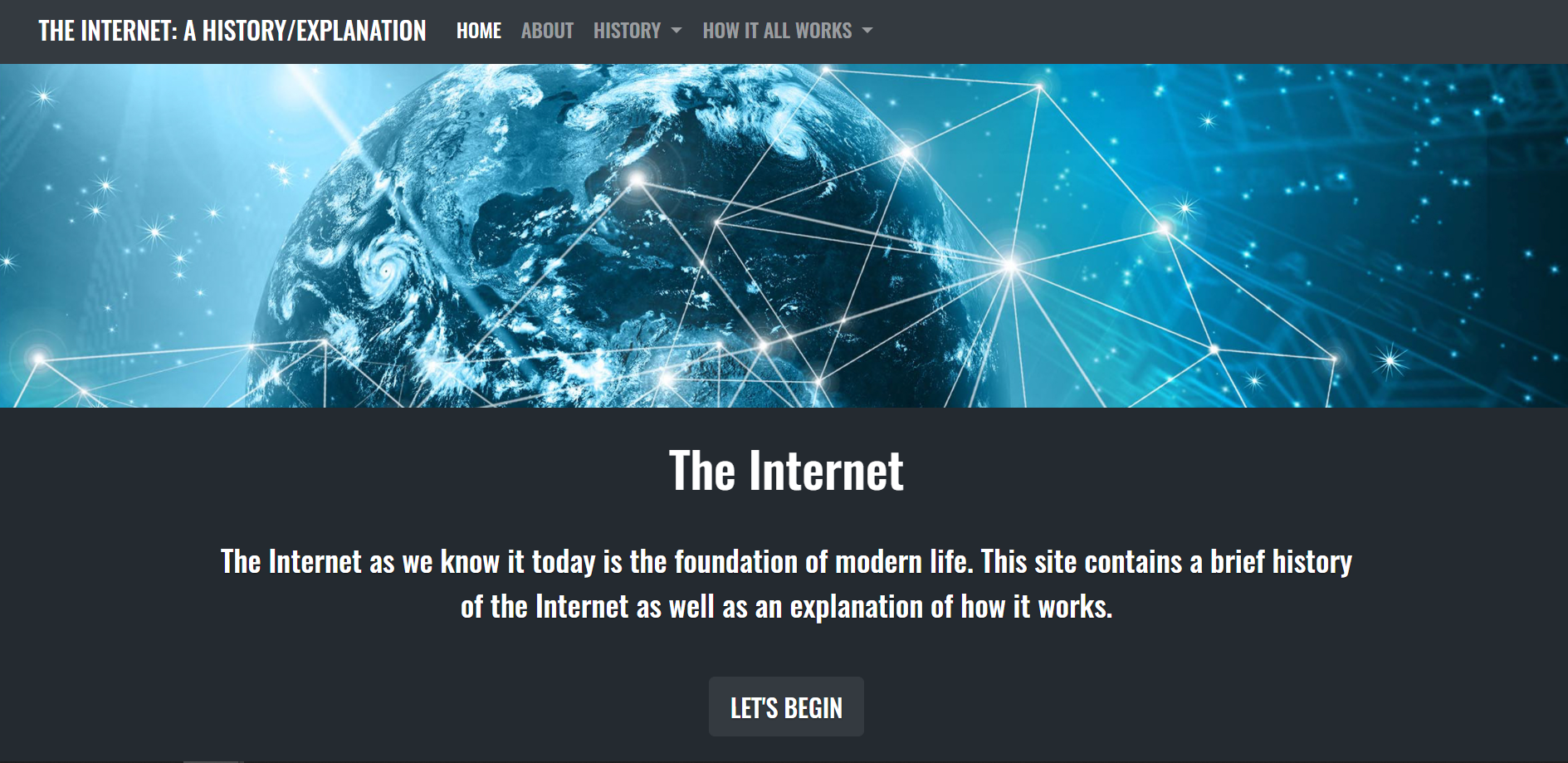 Internet History/Workings